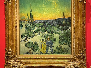 Passeio ao crepúsculo (A walk at twilight) - Vincent van Gogh