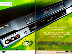 Propaganda "Videocassete Toshiba V3", Semp Toshiba, Brasil