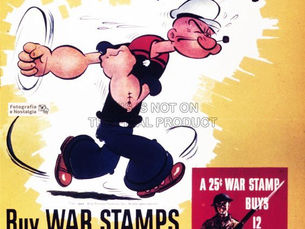 Cartaz de propaganda da Segunda Guerra Mundial "Let's blast 'em japanazis! Buy war stamps here now!", Estados Unidos