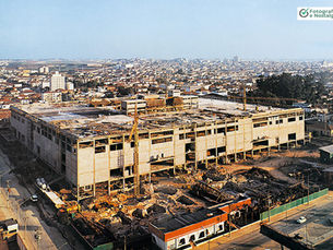 Construção do Shopping Ibirapuera, São Paulo, Brasil