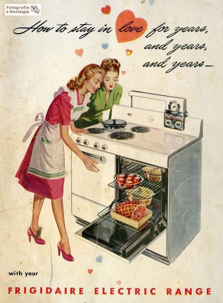 Propaganda "Electric range", Frigidaire, Estados Unidos