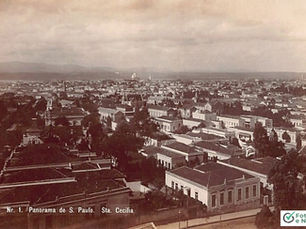 Panorama de São Paulo, Santa Cecília / Série NR, São Paulo, Brasil - Guilherme Gaensly