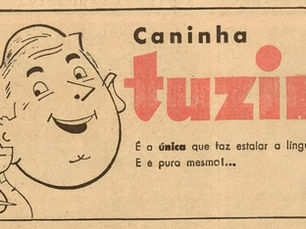 Propaganda "Caninha Tatuzinho", 1958, D'Abronzo S/A, Piracicaba, São Paulo, Brasil