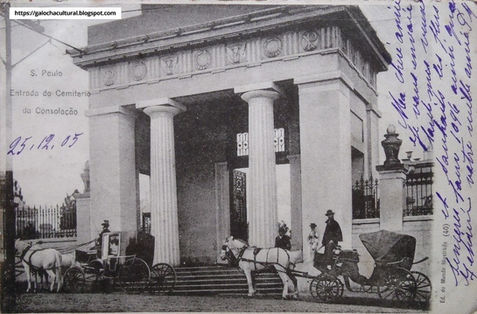 Entrada do Cemitério da Consolação, São Paulo, Brasil