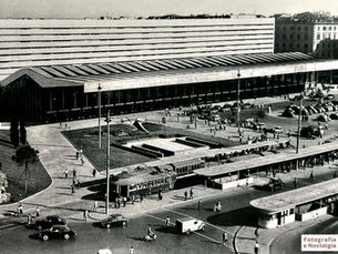 Stazione Termini, 1950, Roma, Itália