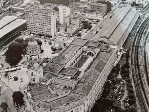 Vista aérea da Estação Júlio Prestes / Estação Sorocabana, São Paulo, Brasil