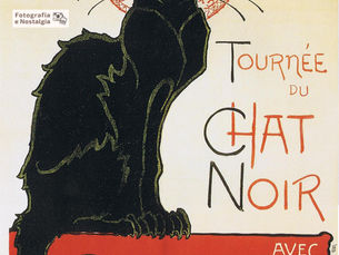 Propaganda, "Tournée du Chat Noir", 1896, Paris, França - Théophile Alexandre Steinlen