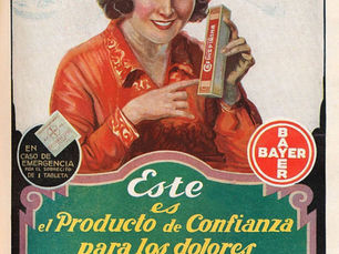 Propaganda "Este es el producto de confianza para los dolores", Cafiaspirina, Bayer, Argentina