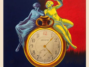 Propaganda "Relógios Zenith", 1912, Zenith, França