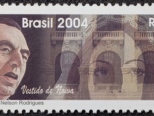 Selo "Vestido de Noiva / Homenagem a Nelson Rodrigues", 2004, Brasil