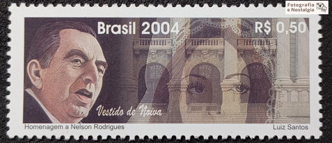 Selo "Vestido de Noiva / Homenagem a Nelson Rodrigues", 2004, Brasil