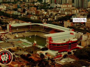 Vista do antigo Estádio Joaquim Américo Guimarães / Arena da Baixada / Atual Estádio Mario Celso Petraglia, Club Athletico Paranaense, Curitiba, Paraná, Brasil