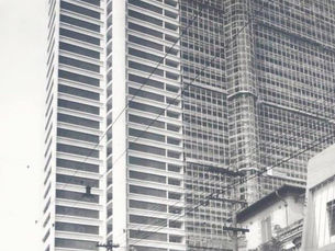 Construção do Conjunto Nacional, São Paulo, Brasil