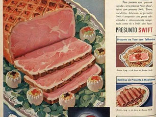 Propaganda "Presunto cozido Swift", 1946, Swift, Brasil