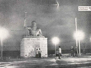 A primeira noite do bairro Cidade Ocian, 27/05/1956, São Vicente / Atual Praia Grande, São Paulo, Brasil