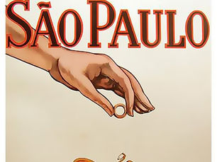 Cartaz de propaganda da Revolução Constitucionalista de 1932, "...para o bem de São Paulo", Estado de São Paulo, Brasil