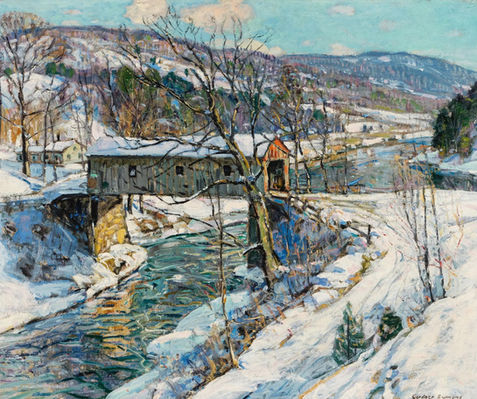 A ponte coberta (The covered bridge) - George Gardner Symons