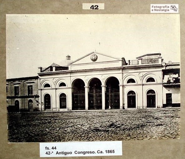 Antiguo Edificio del Congreso de la Nación Argentina, Circa 1865, Buenos Aires, Argentina