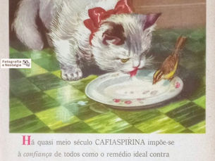 Propaganda "Confiança!", Década de 50, Cafiaspirina, Bayer, Brasil