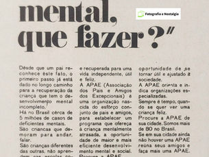 Propaganda "APAE", Brasil