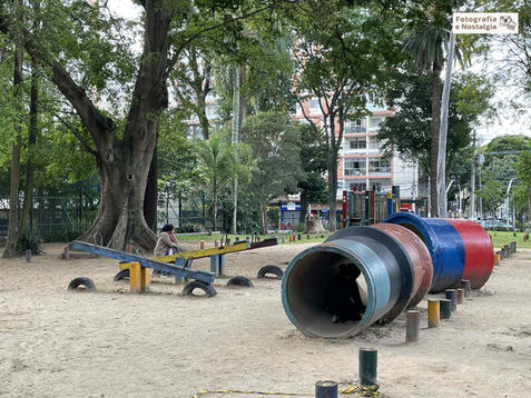 Parquinho, Parque Jardim da Luz, São Paulo, Brasil