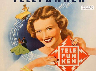 Propaganda "Radio / Television", Década de 50, Telefunken, França
