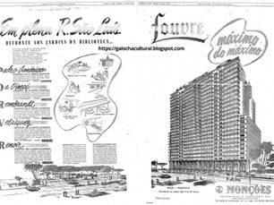 Propaganda "Edifício Louvre", 1952, Monções Construtora e Imobiliária S/A, São Paulo, Brasil