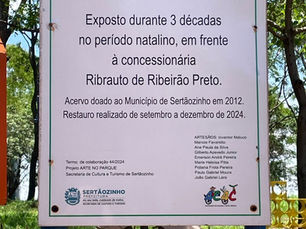Obra "Presépio de sucatas automotivas de Walter Perticararri / Presépio da Ribrauto", Parque do Cristo Salvador / Parque Municipal Antônio Gimenes Filho, Sertãozinho, São Paulo, Brasil