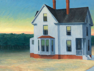 Pôr do Sol em Cape Cod, Estados Unidos (Cape Cod Sunset) - Edward Hopper