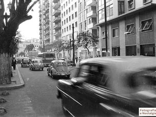 Rua São Luís / Atual Avenida São Luís, Junho 1961, São Paulo, Brasil