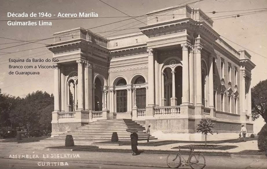 Antiga Assembleia Legislativa do Estado do Paraná / Palácio Rio Branco / Atual Câmara Municipal de Curitiba, Paraná, Brasil