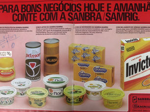 Propaganda "Sanbra / Samrig", 1986, Brasil