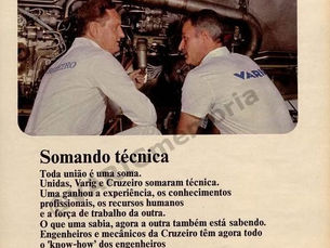 Propaganda "Varig e Cruzeiro", Varig, Brasil