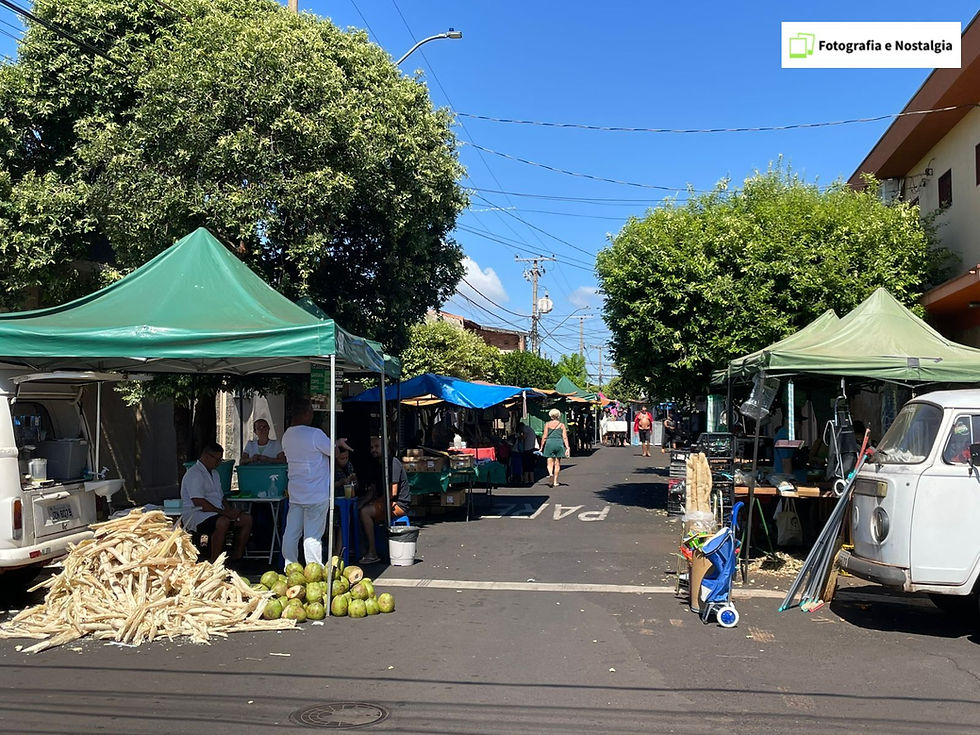 Feira livre da rua Dois de Julho, Vila Tibério, Ribeirão Preto, São Paulo, Brasil