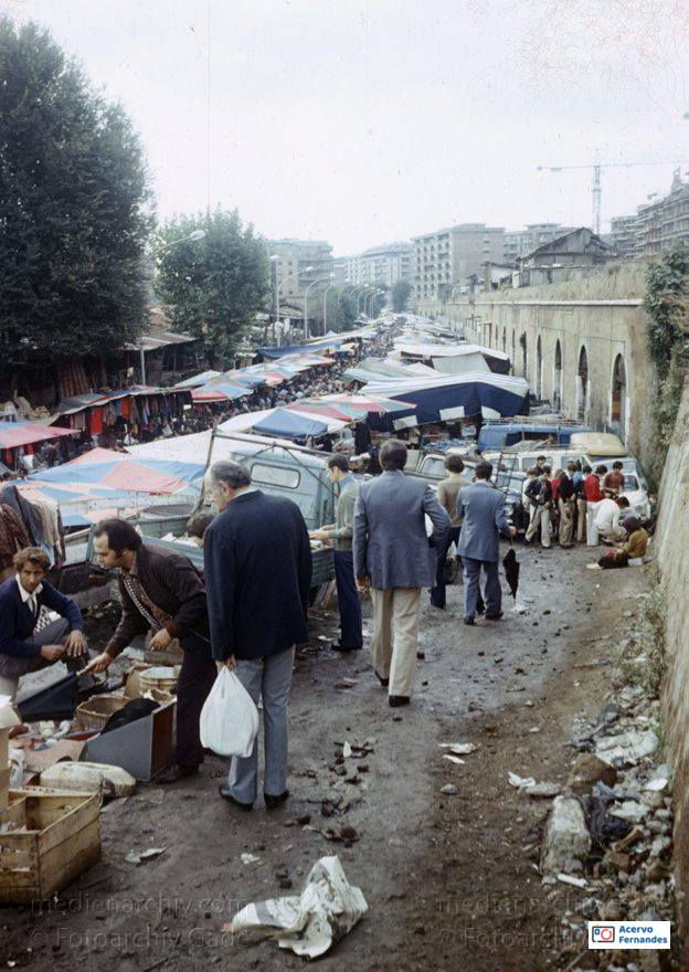 Porta Portese, Década de 70, Roma, Itália