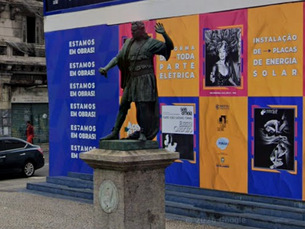 Estátua de João Caetano, Teatro João Caetano, Rio de Janeiro, Brasil