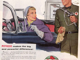 Propaganda "Petrox e Sky Chief", 1955, Texaco, Estados Unidos