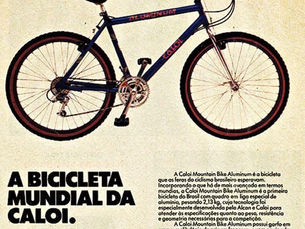 Propaganda "Bicicleta Caloi Mountain Bike Aluminium", 1990, Caloi, Brasil
