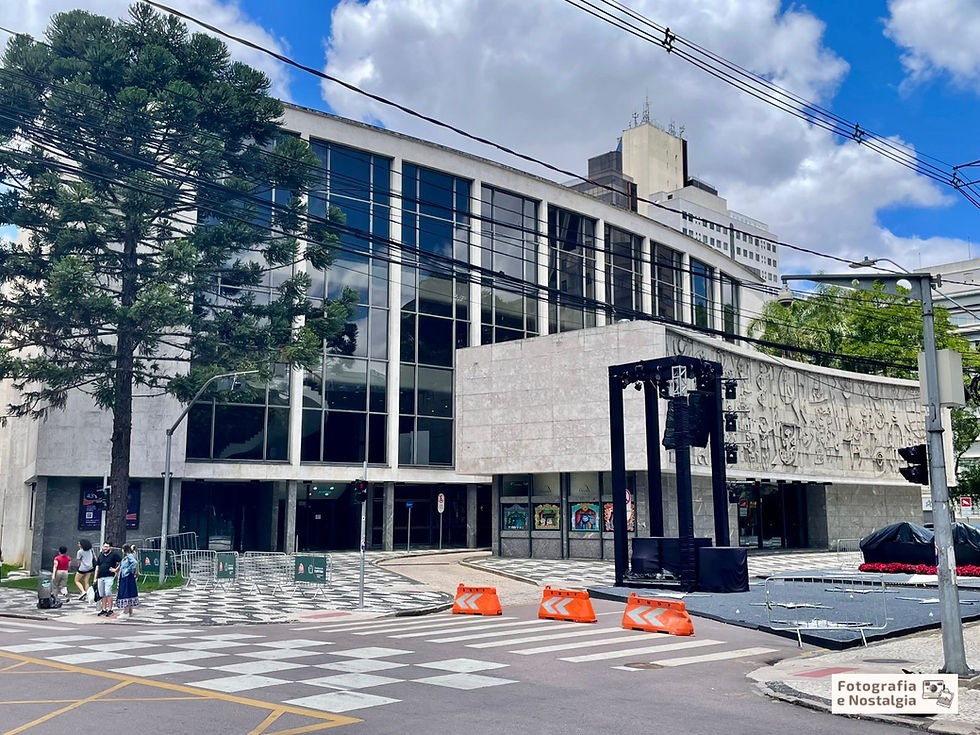 Imagens do Teatro Guaíra, Curitiba, Paraná, Brasil