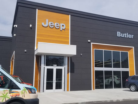 Lamboo® Utilized for Accents on Dealership