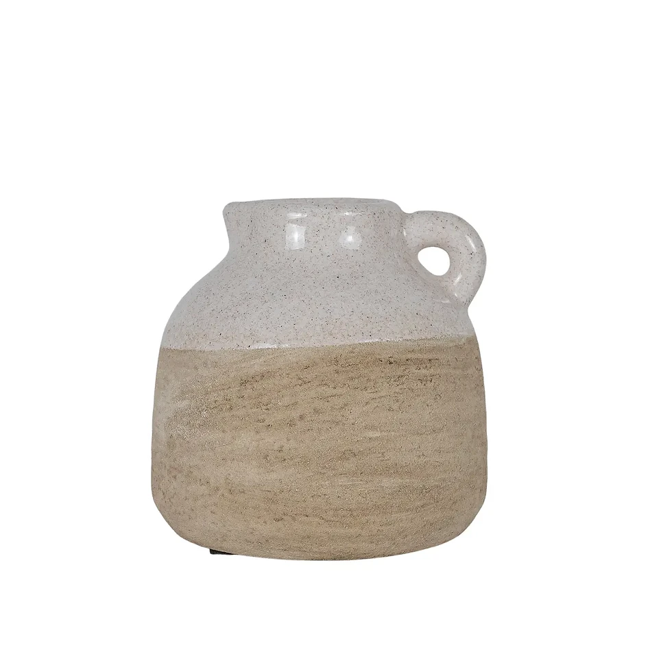 Thumbnail: Decorative Pitcher Ceramic Vase-White