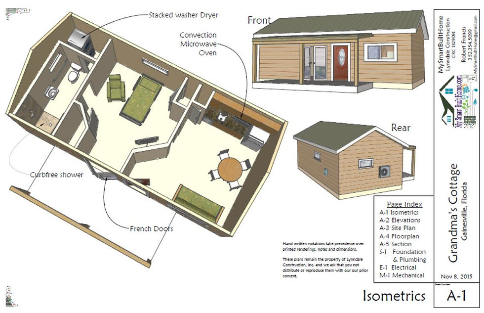 Grandma's Cottage Isometric View