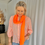 Thumbnail: 63930 Wit hemdje met oranje broderie Punto