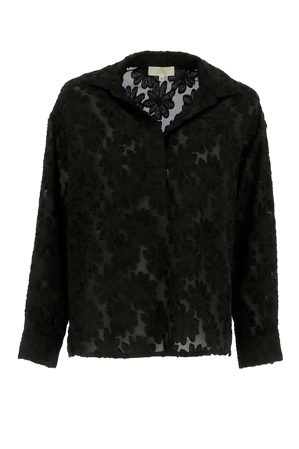 Thumbnail: 67554 Zwarte blouse van Signe Nature