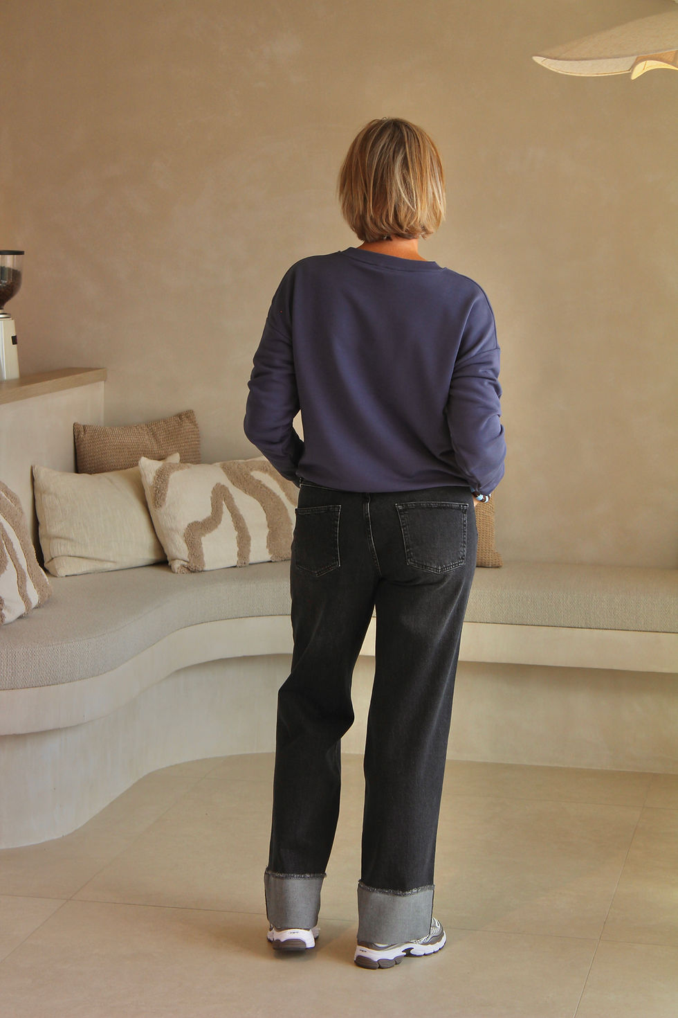 Thumbnail: 71953 Zwarte Jeans met details onderkant Para Mi