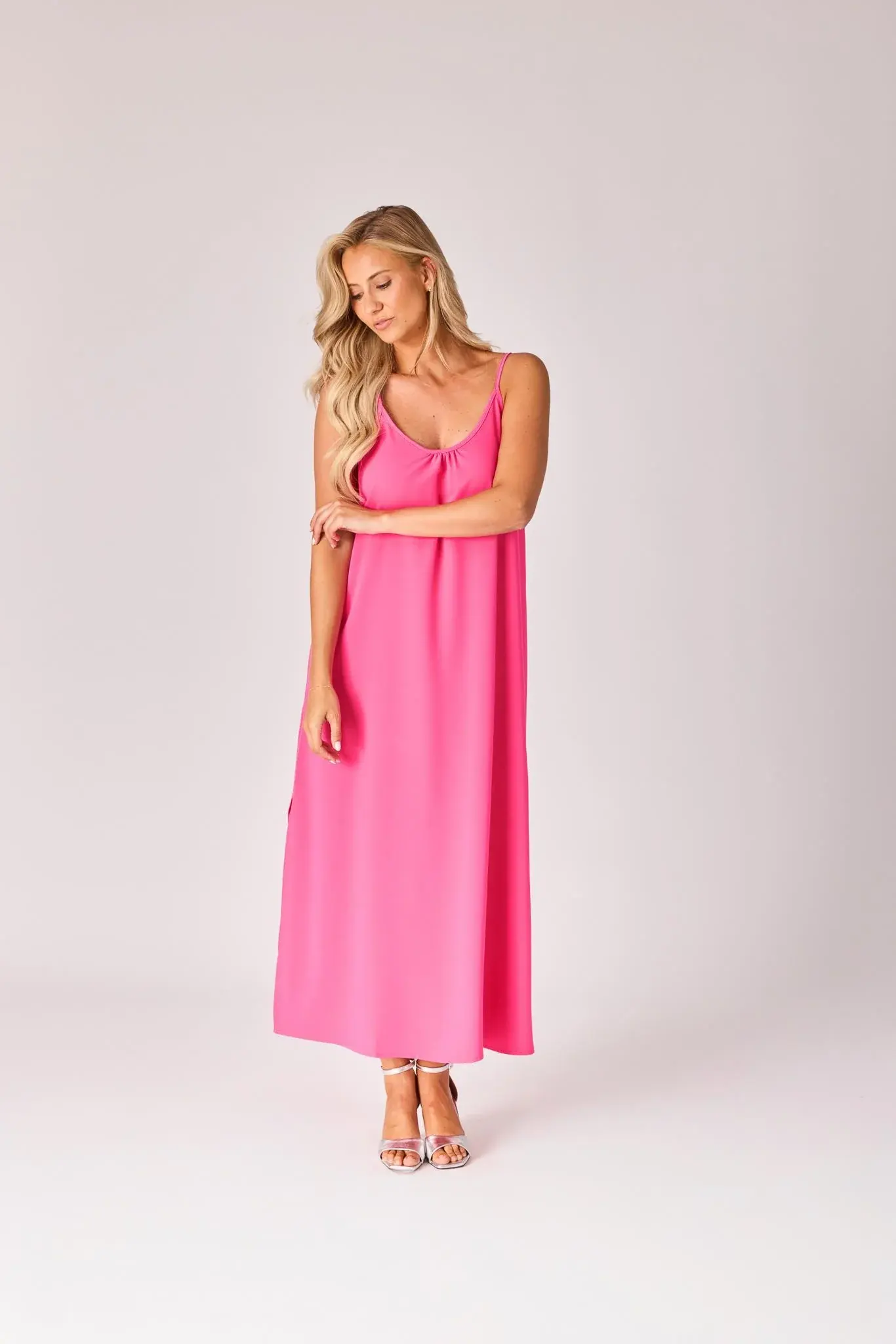 69460 Roze jurk valancia La Lotti
