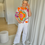 Thumbnail: 67004 Witte 7/8e jeans met lining en rafel onderaan model 'Mira' van Para Mi