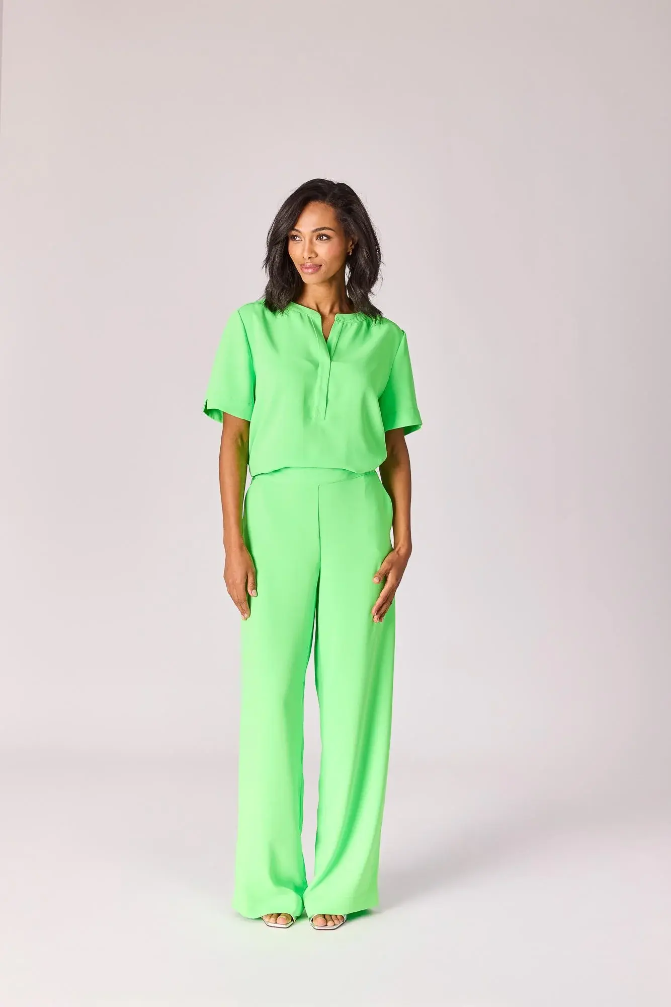 69451 Groene blouse beya La Lotti