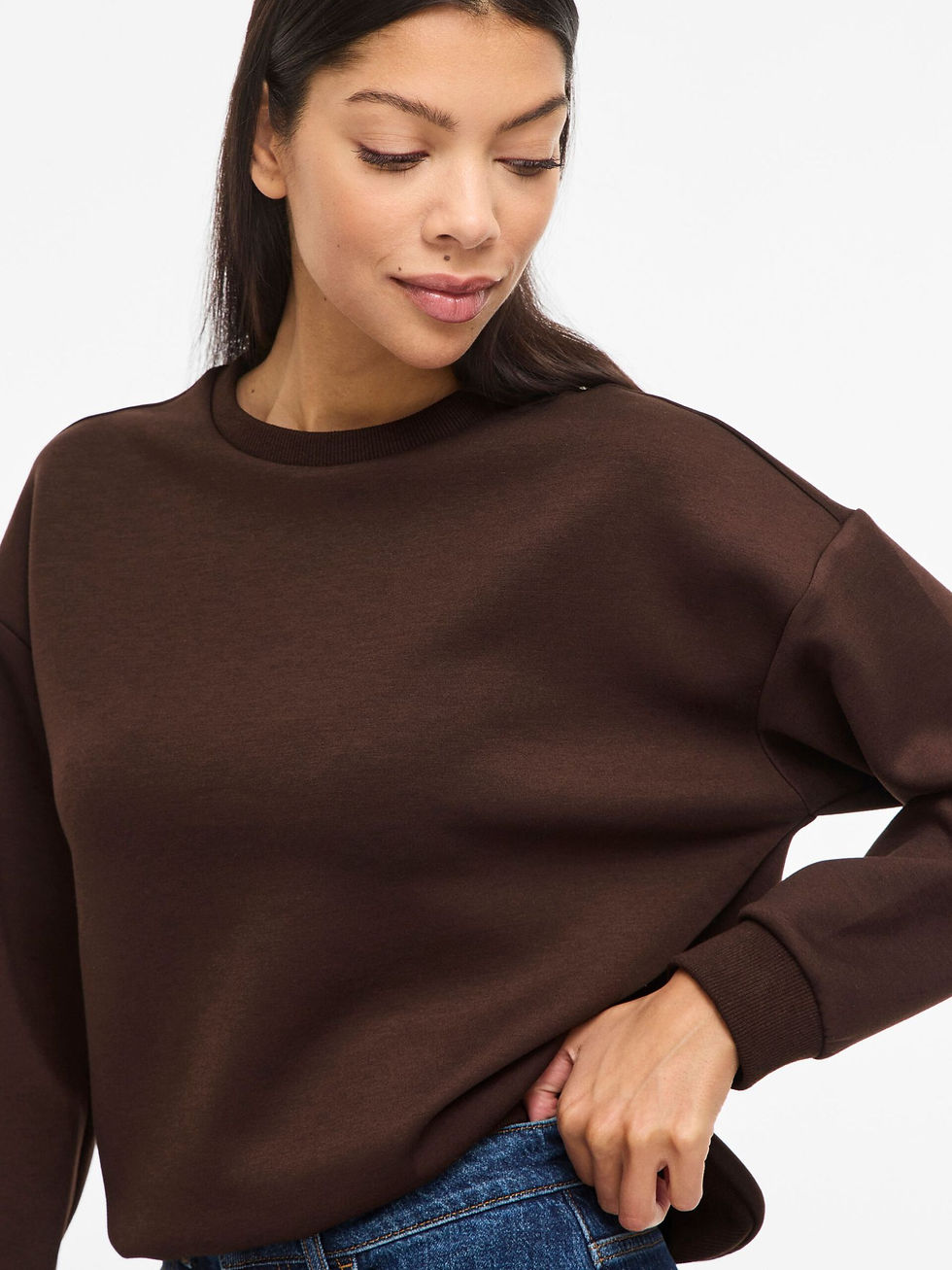 Thumbnail: 70767 Sweater 'Visandy' coffee bean Vila