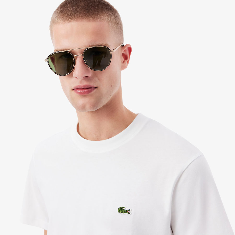 Thumbnail: 70259 Witte t-shirt Lacoste